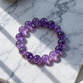 Load image into Gallery viewer, Acalā Vidyārāja Clarity & Determination Amethyst Bracelet