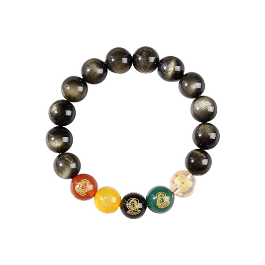 Black Agate Bracelet Power · Courage · Protection · Confidence