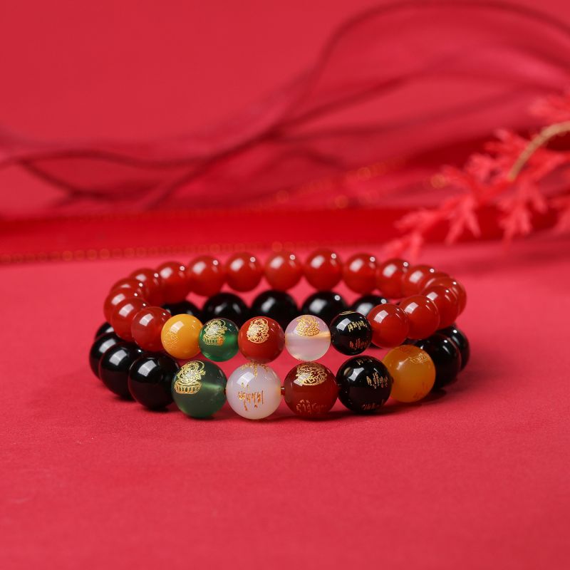 Black Agate Bracelet Power · Courage · Protection · Confidence