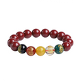 Load image into Gallery viewer, Black Agate Bracelet Power · Courage · Protection · Confidence