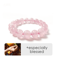 Load image into Gallery viewer, Dainichi Nyorai Heart Radiance Rose Quartz Bracelet