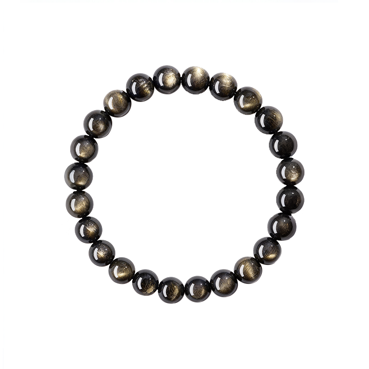Golden Sheen Obsidian BraceletProtection · Stable · Breaking Negtive Power