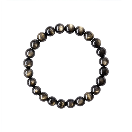 Golden Sheen Obsidian BraceletProtection · Stable · Breaking Negtive Power