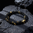 Load image into Gallery viewer, Acalā Vidyārāja Courage & Protection Golden Obsidian Bracelet