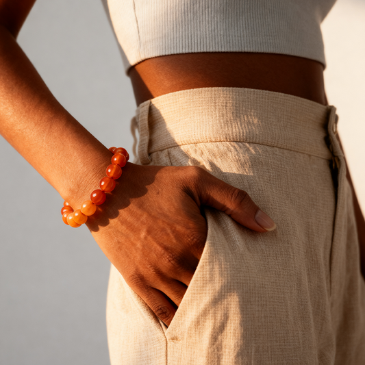 Agate Bracelet Wealth · Power ·Courgae