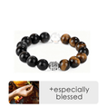 Load image into Gallery viewer, Dainichi Nyorai Supreme Insight Tiger Eye Bracelet
