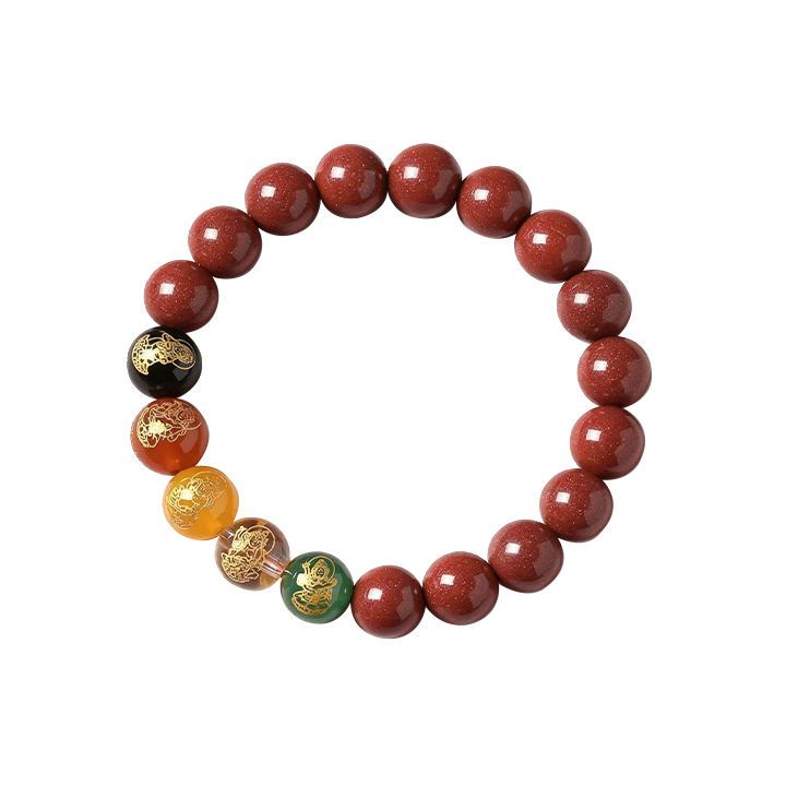 Black Agate Bracelet Power · Courage · Protection · Confidence
