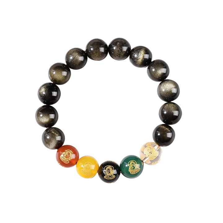 Black Agate Bracelet Power · Courage · Protection · Confidence