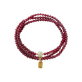 Load image into Gallery viewer, Amitābha Peace & Clarity Agate Bracelet
