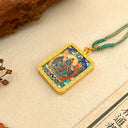 Thangka necklace - Guardian Buddhas of the Zodiac Signs