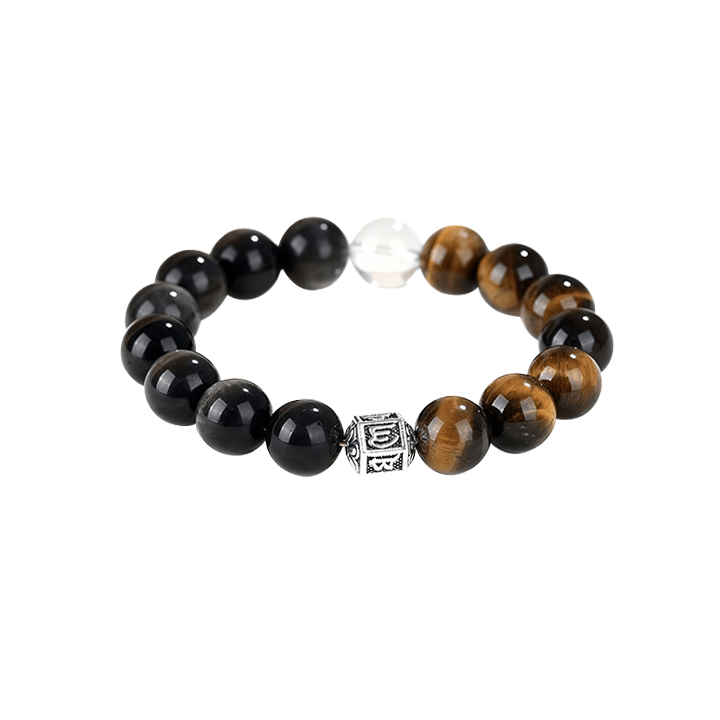 Dainichi Nyorai Supreme Insight Tiger Eye Bracelet