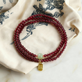 Load image into Gallery viewer, Amitābha Peace & Clarity Agate Bracelet
