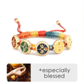 Load image into Gallery viewer, Five Jambhalas Tibetan Prosperity Woven Bracelet
