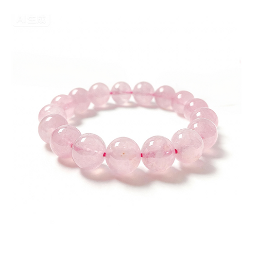 Dainichi Nyorai Heart Radiance Rose Quartz Bracelet